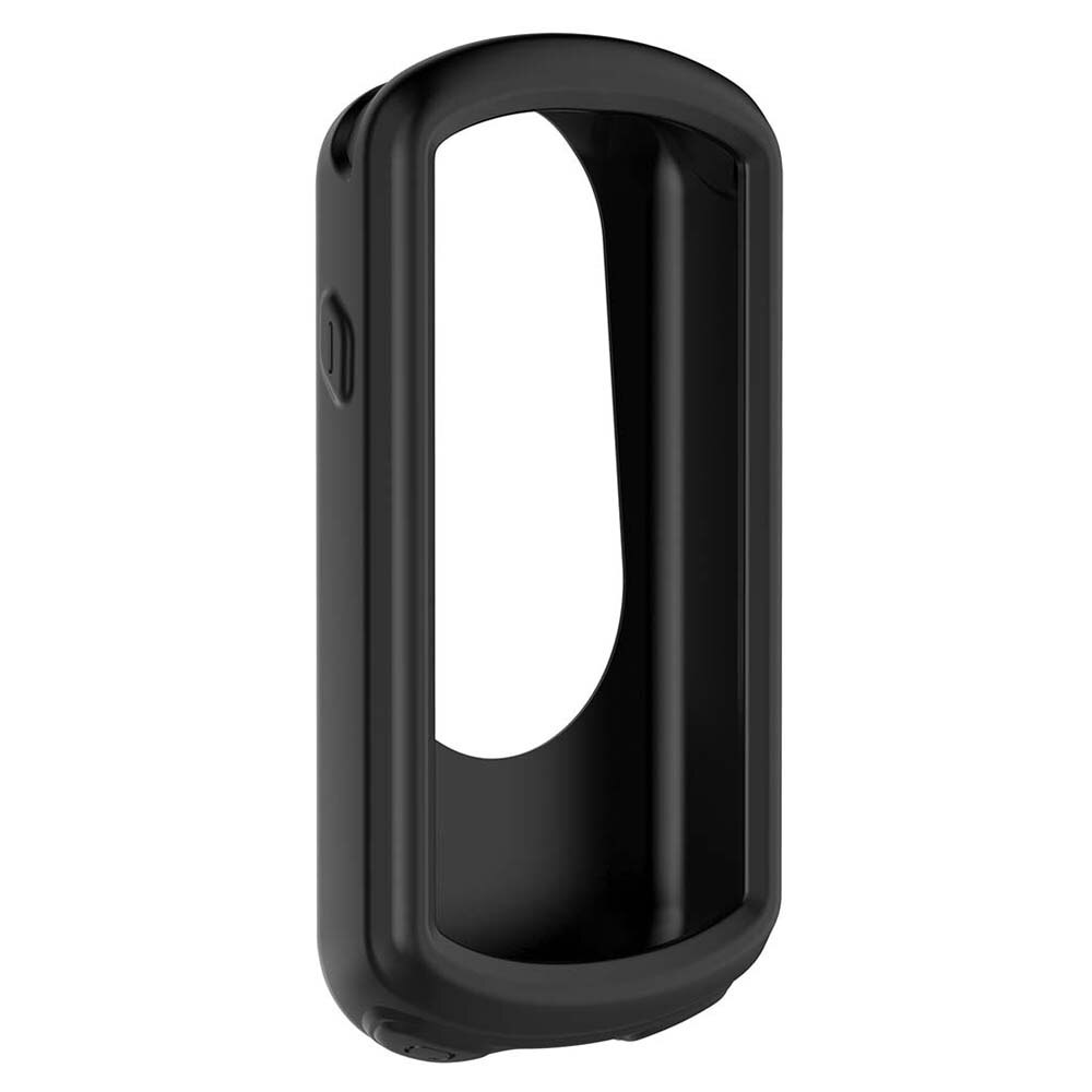 Funda de silicona para ordenador GPS de bicicleta Garmin edge 1030, resistente al agua, cronómetro: black