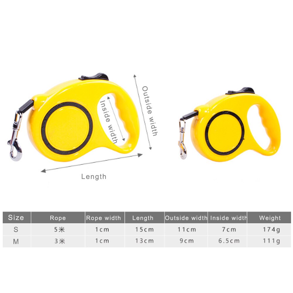 DIDIHOU-laisse pour chien rétractable et automatique, réglable de à offre spéciale mètres, Portable pour animaux de compagnie, corde de Traction pour chiots, pour la marche