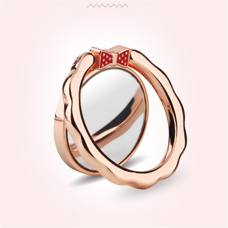 Pansy Butterfly Flower Ring Phone Holder Mirror Ring Phone Holder 360 Rotatable Finger Ring Holder Stand Mount Support Display