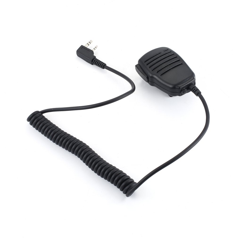 Rainproof 2-pin Shoulder Remote Speaker Mic Microphone PTT for Kenwood Wouxun Puxing Baofeng Two Way Radio 2pin