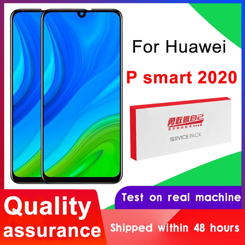 100% testowany 6.1 ''wyświetlacz IPS dla Huawei P sprytny 2020 LCD z ekranem dotykowym Digitizer montaż dla P sprytny 2020 garnek-LX1A wyświetlacz LCD