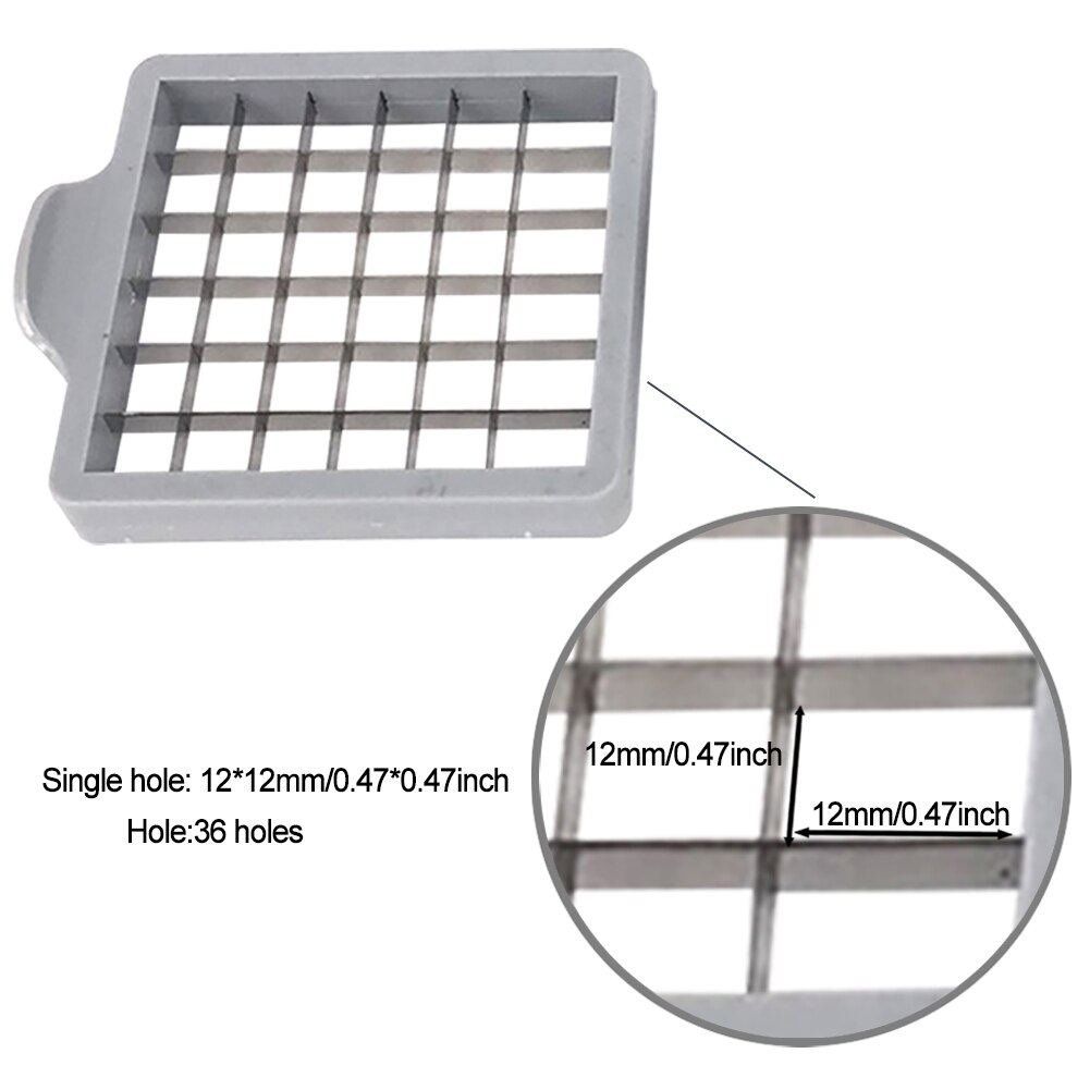 Kitchen French Fries Slicer Parts Chopper Blade Stainless Steel Accessories Tool Replacement Potato Chipper Cutter