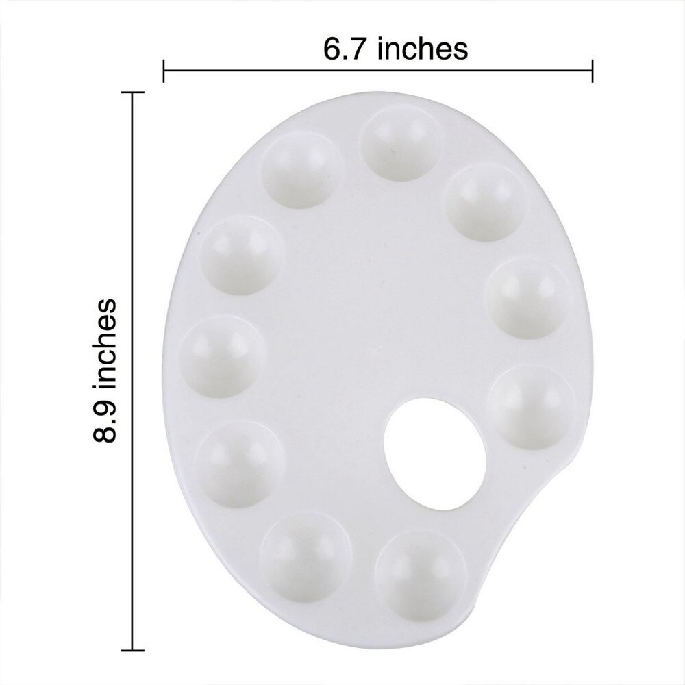 Paint Palette Small Oval 22cm x 17cm Artist Pallet Pallette