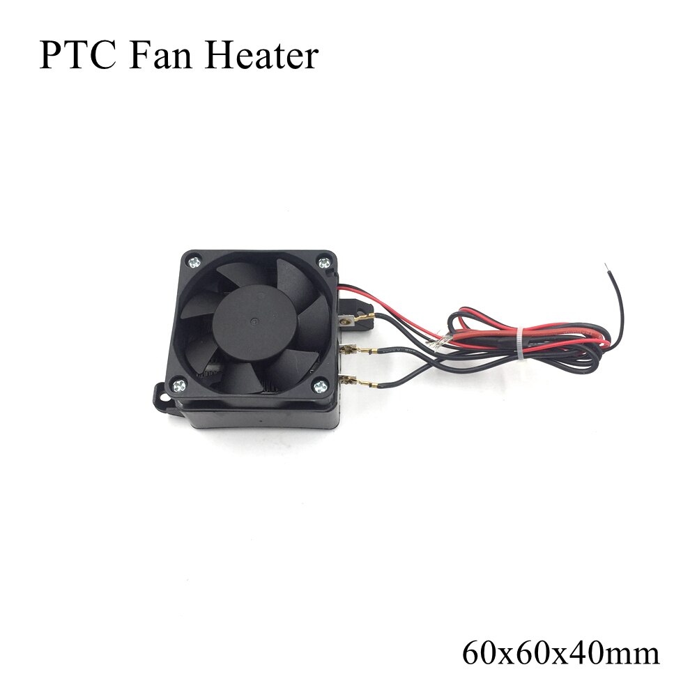 60 x 60 x 40mm 12v 24v 220v ptc värmare fläkt värmare keramisk termistor luftvärme mini utomhusvärmare induktion akvarium vatten bil