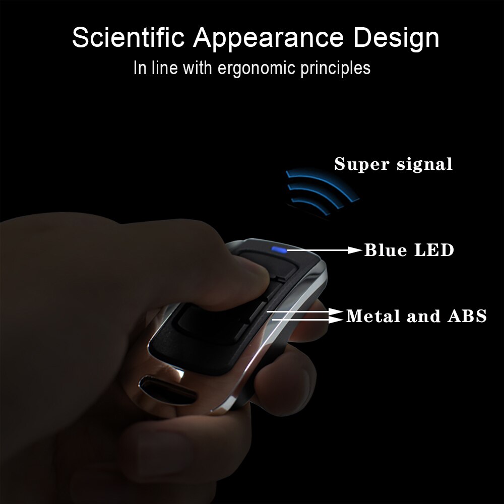 Compatible GIBIDI DOMINO AU1600 WOOD OPEN TMB 433-2 TMQ 433-2 Gate Opener 433.92MHz Fixed Rolling Code Remote Garage