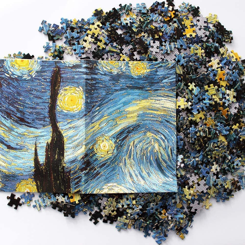 Starry Night Puzzel 1000 Stuk Puzzels Voor Volwassenen