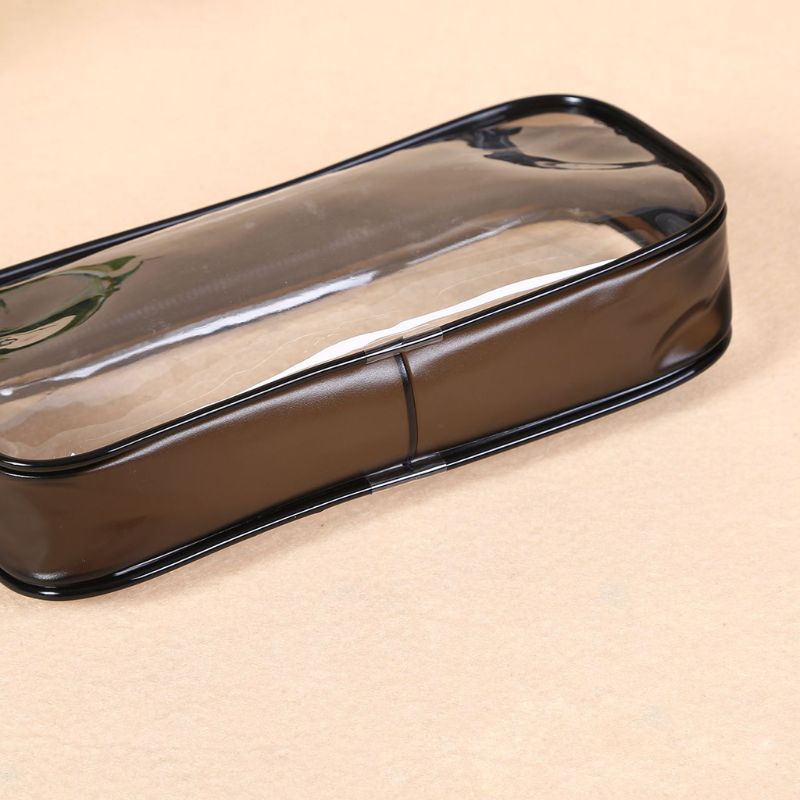 Portatile Cassa di Matita Del PVC di Viaggio Da Toilette Sacchetto di Grande Capacità di Cancelleria Sacchetto Della Matita