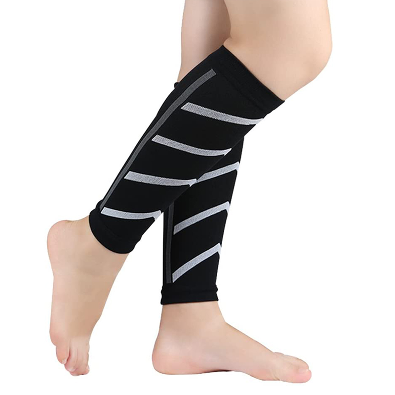 1Pair Calf Compression Sleeves Running Leg Compression Sleeve 20-30mmHg Compression Socks for Shin Splint For Men Women