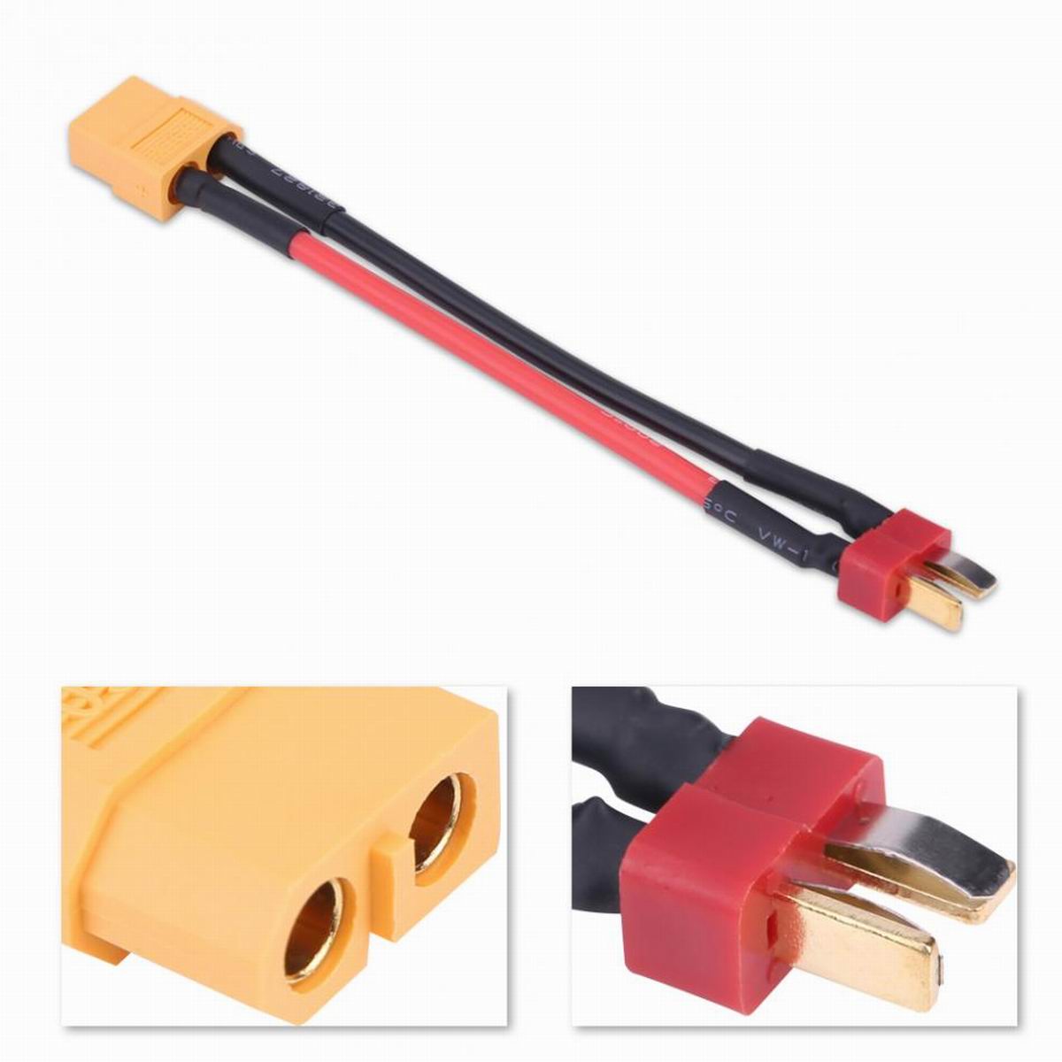 XT60 naar Deans T-Plug Man Vrouw Adapter Connector Kabel voor Lipo Batterij 14AWG RC Onderdelen