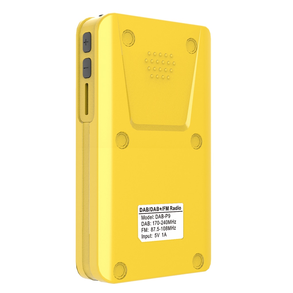 Pocket DAB Digital Radio MP3 Player Built-in Speaker Long Battery Life 1.44inch Car Radio