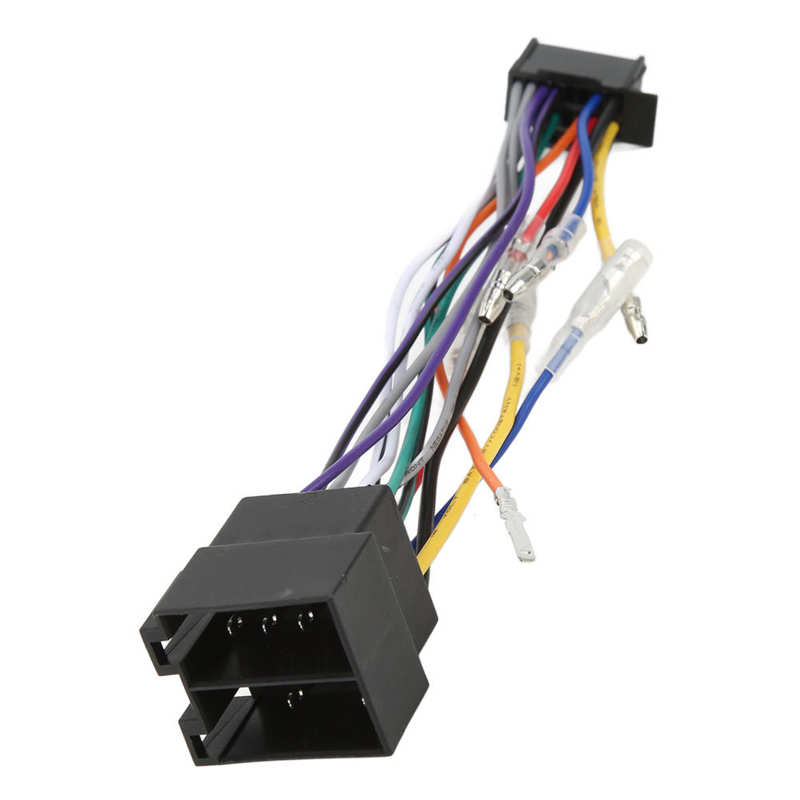 Radio ISO Connector ISO Radio Wiring Harness Anti Melting for Auto