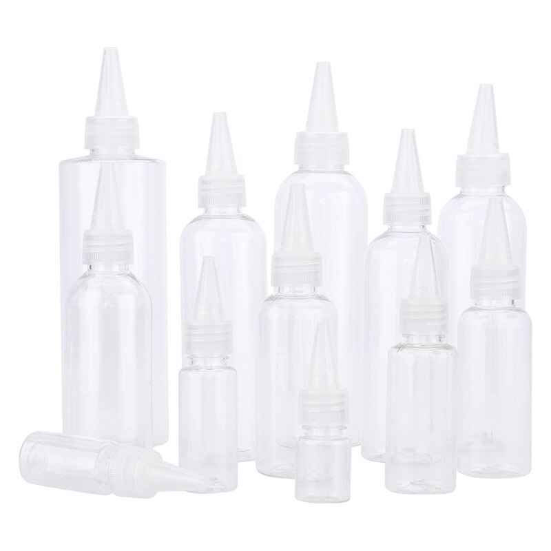 Transparent Abgabe Flaschen Labor Dropping Flaschen Runde LDPE Kunststoff Squeeze Flasche Nachfüllbar Container Leere Flaschen TSLM2