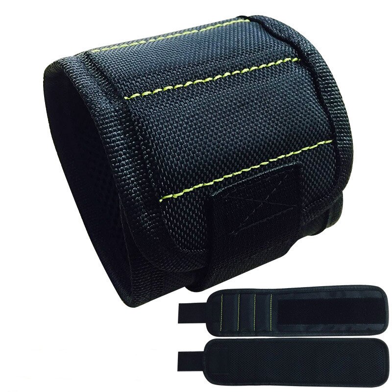 1pc magnetische polsbandjes, handwikkels, gereedschapstas, verstelbare elektriciens pols, schroeven, spijkers, boorhouder, riem, armband voor thuisreparaties: 04