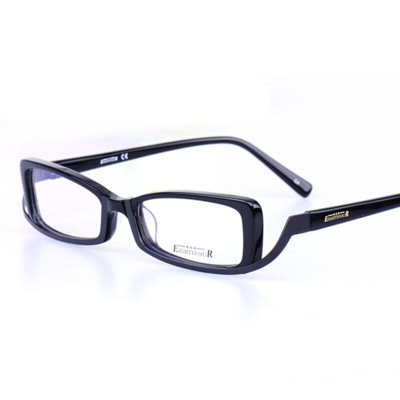Óculos feminino vazrobe, armação fina para óculos retrô vintage: 24mm height black