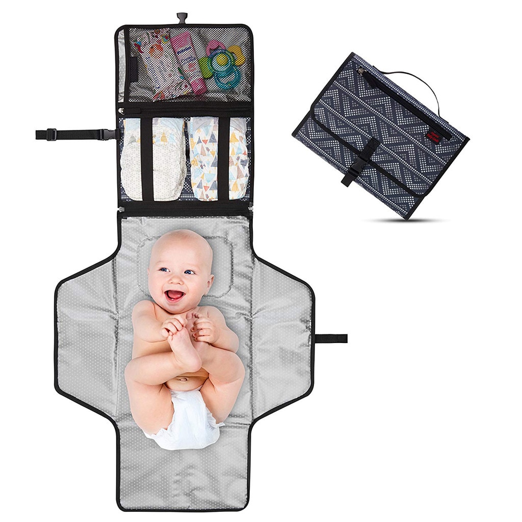 Waterdichte Aankleedkussen Luier Reizen Multifunctionele Portable Baby Luier Cover Mat Schoon Hand Vouwen Luier Bag Covers