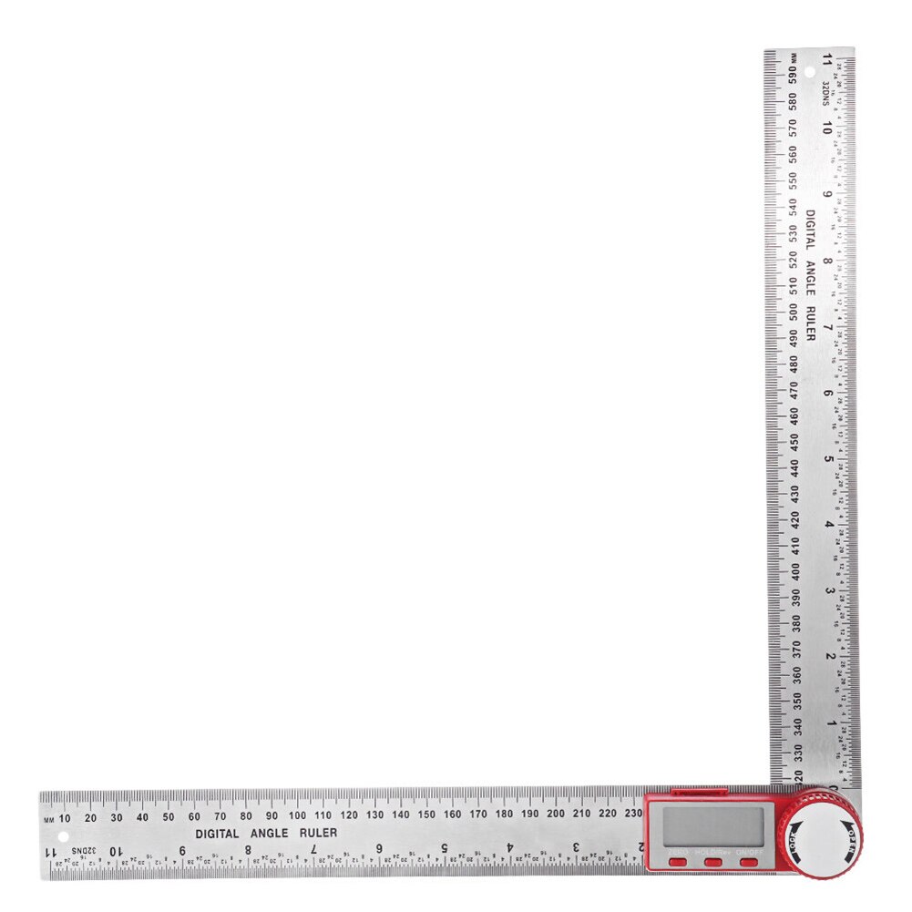 Digital Protractor Angle Ruler 300mm 12inch Angle Finder Meter Inclinometer Scale Electronic Goniometer Protractor Angle Gauge: 300mm