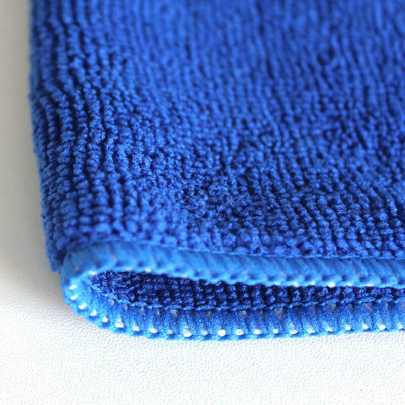 20 stuks Auto Auto Microfiber Schoonmaakdoekje Blauwe Handdoek Set Polijsten Auto Spoelen