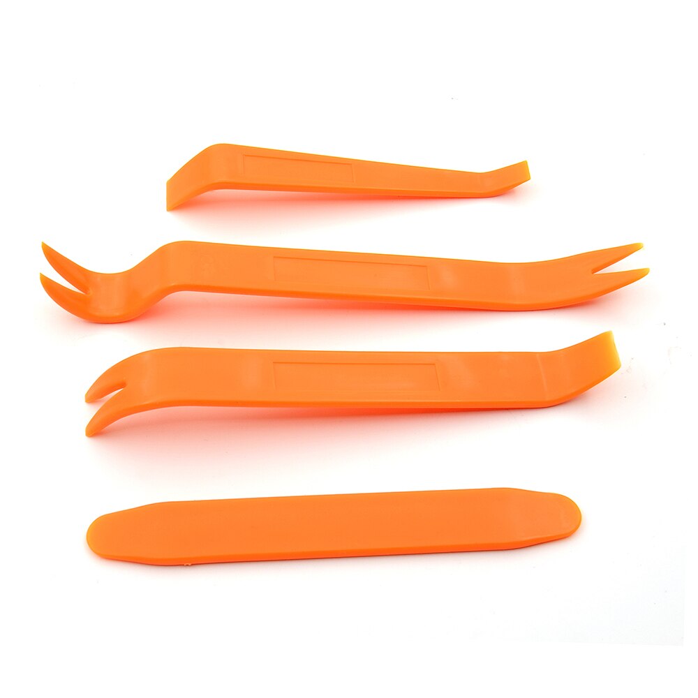 Auto Fastener Removal Tool Plastic Trim Dash Removal Klinknagel Clips Autodeur Panel Installer Cover Pry Reparatie Fastener Tool: 4PCS