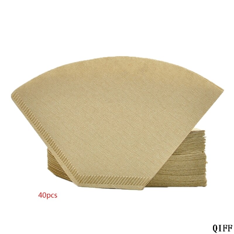 101 "V" Shape Coffee Cup Filter Paper Espresso Machine Mocha Pot Strainer Sheet Mar28