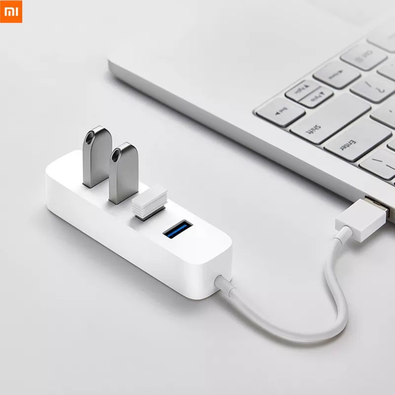 Xiaomi usb 3.0 hub-adapter 4 universele poorten 350mb/ s usb 3.0 gigabit adapter hub dockingstation voor tabletcomputer laptop