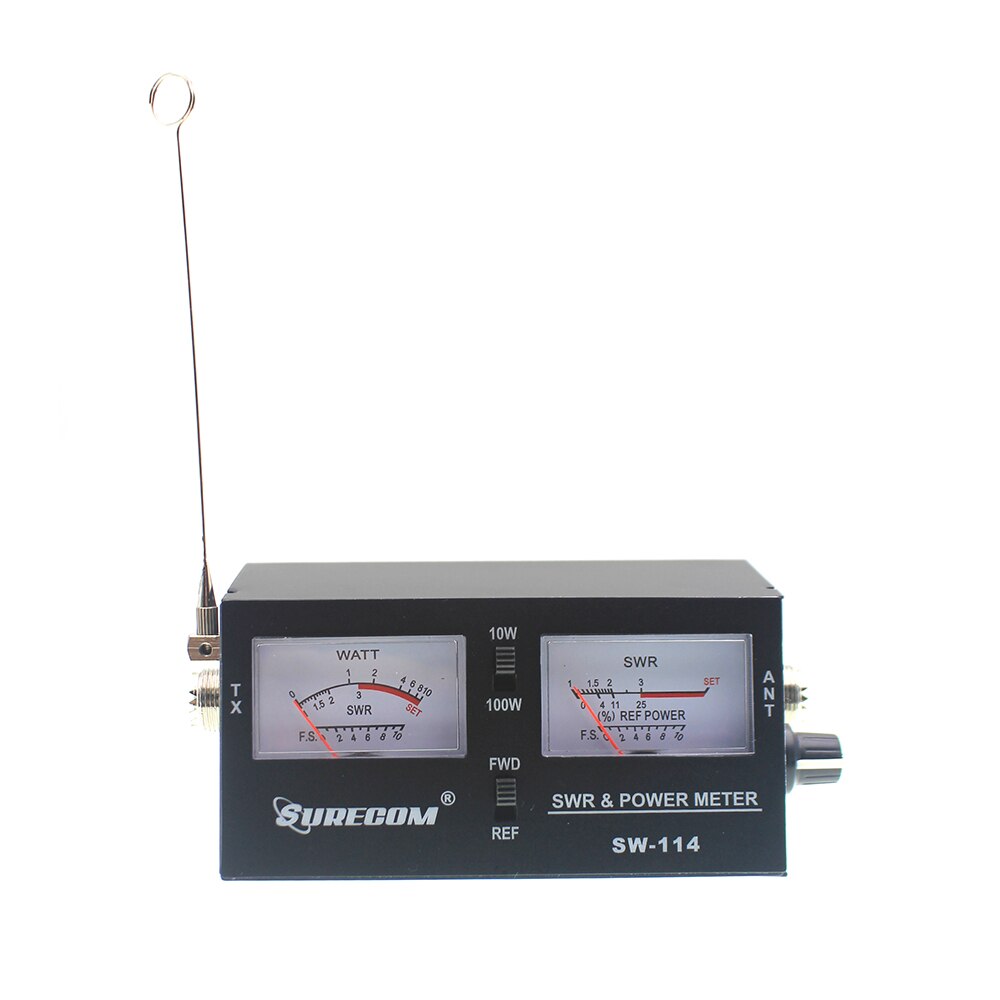Surecom SW-114 100W Swr/Rf/Veld Sterkte Test Power Meter Voor Relatieve Power 3 Functie Analoge Met veldsterkte Antenne