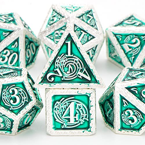 Metalen Dnd Dobbelstenen Set Dungeon En Dragon D &amp; D D + D Dices Set D20 D12 D10 D % d8 D6 D4 Mtg Rpg Veelvlakken Rollenspel Dobbelstenen: YY-01