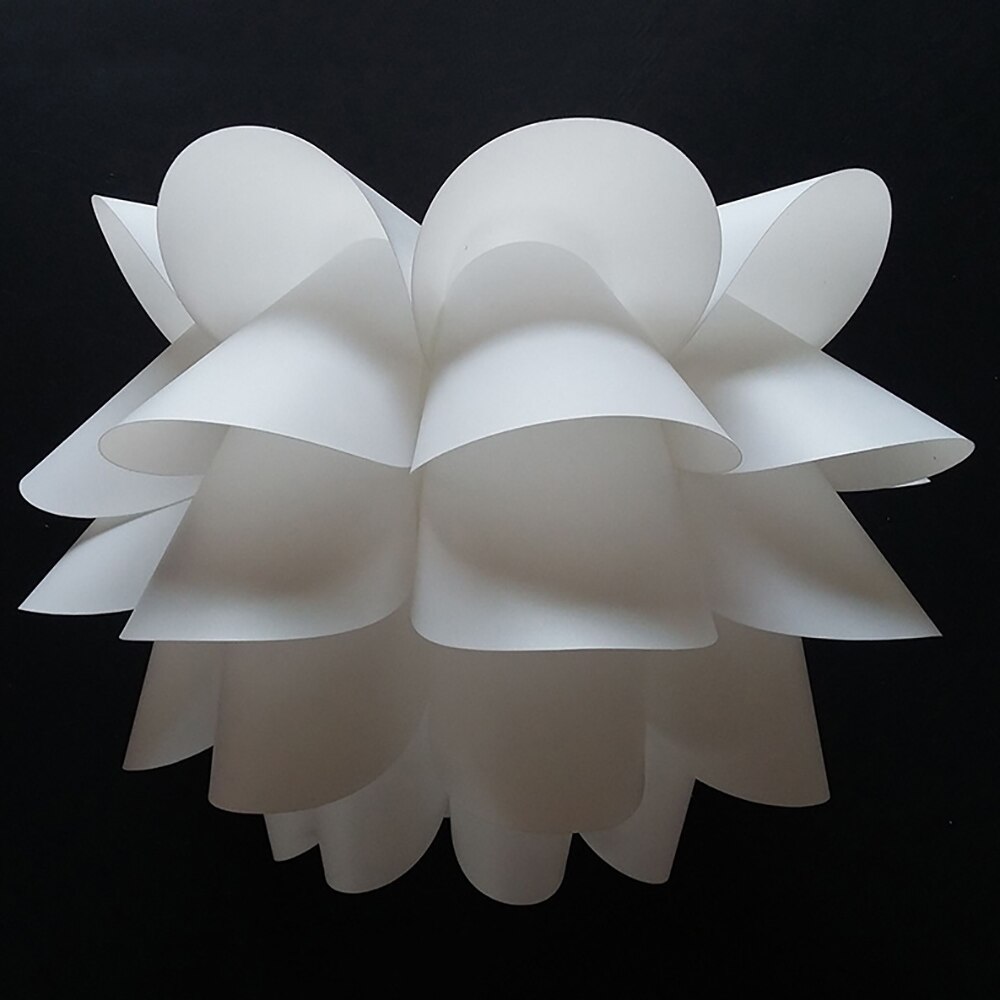 Diy lotus lysekrone lampeskærm plast lampe dæksel skærm til stue soveværelse lysekrone loft lys dekoration