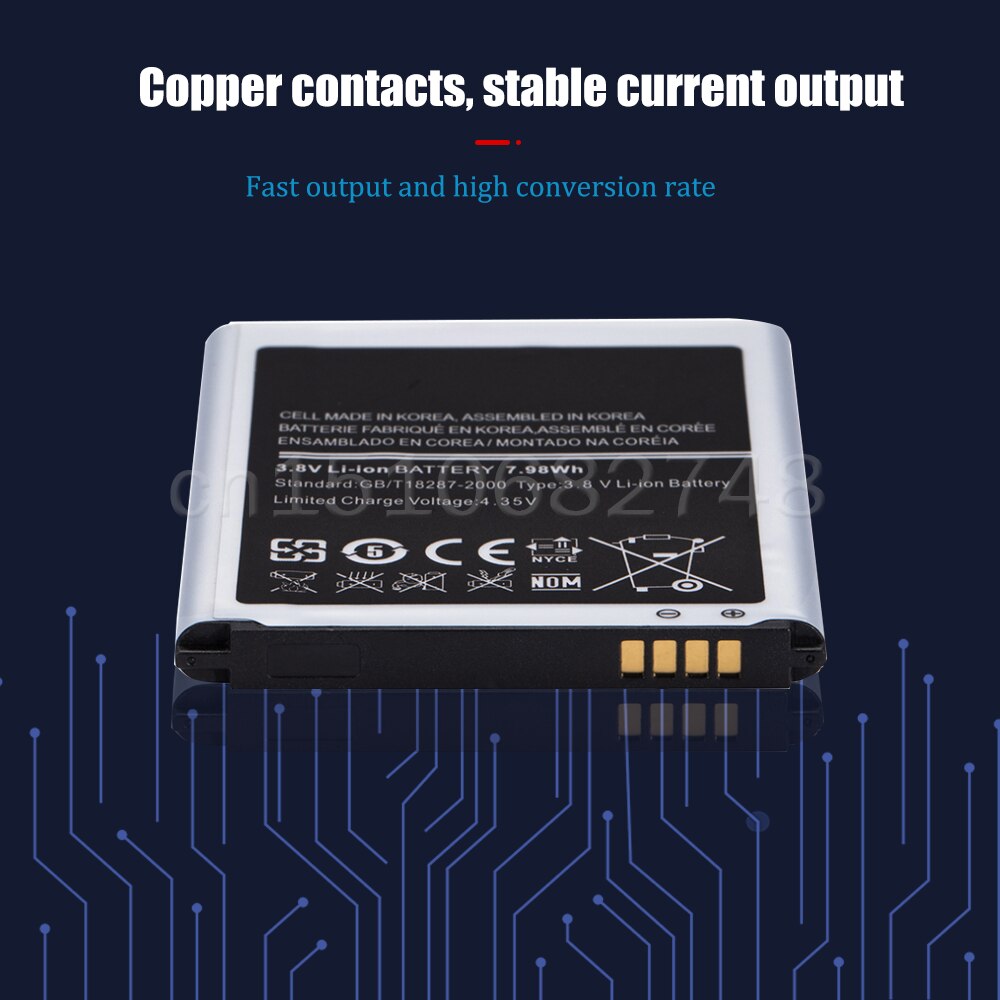 2100mAh Replacement Phone Battery For Samsung Galaxy S3 I9300 I9305 I9308 L710 I747 I535 I9300i T999 Lithium battery EB-L1G6LLU