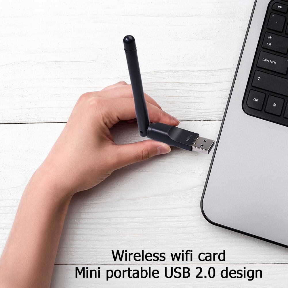Desktop Dual band Wireless Wifi Adapter USB 2.0 WiFi Dongle 802.11b/g/n 2.4GHz Wireless Network Adapter for Computer PC