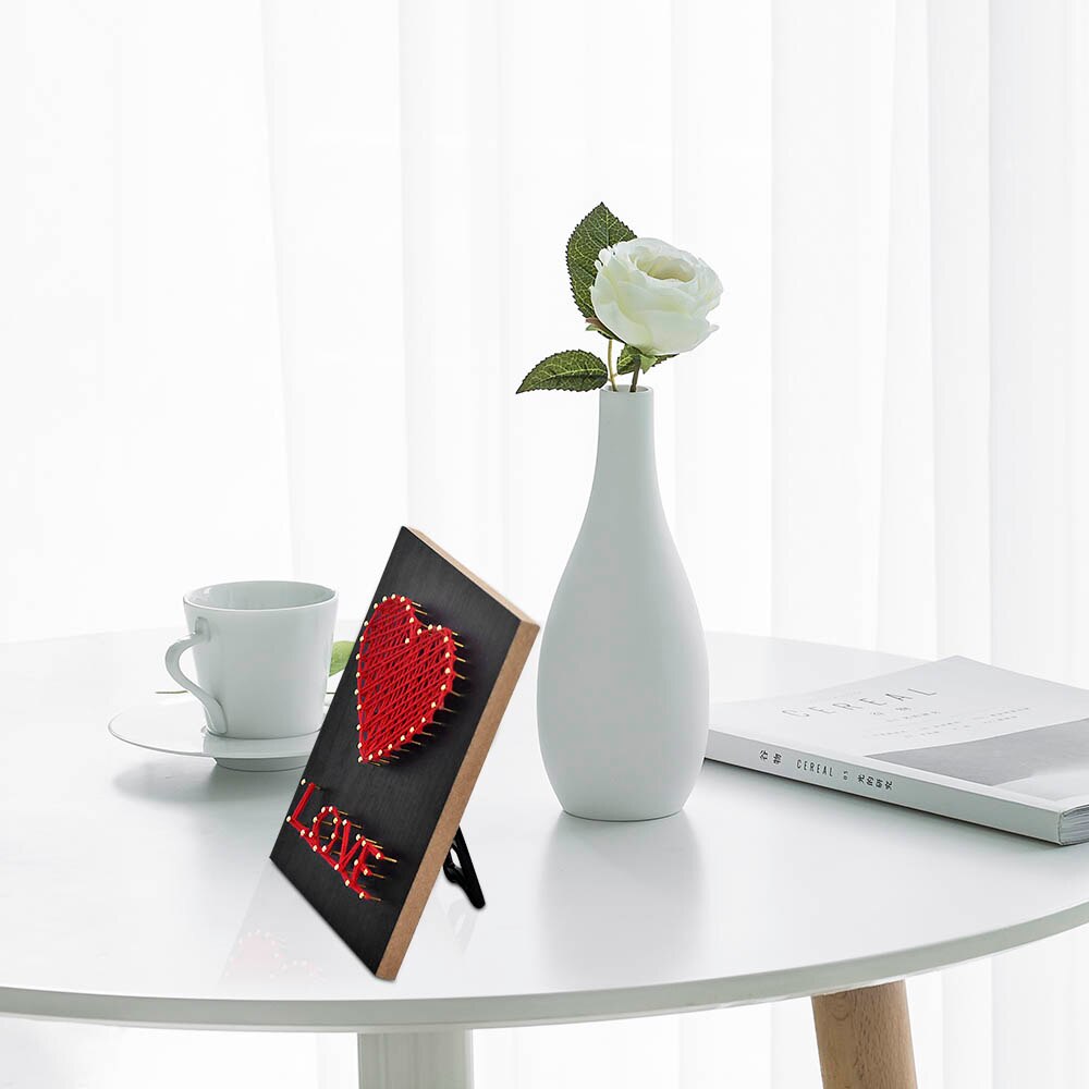 DIY String Art Kit LOVE Winding Lines DIY Painting Materials Kit For Kids Adults Beginners Home Decor Crafts