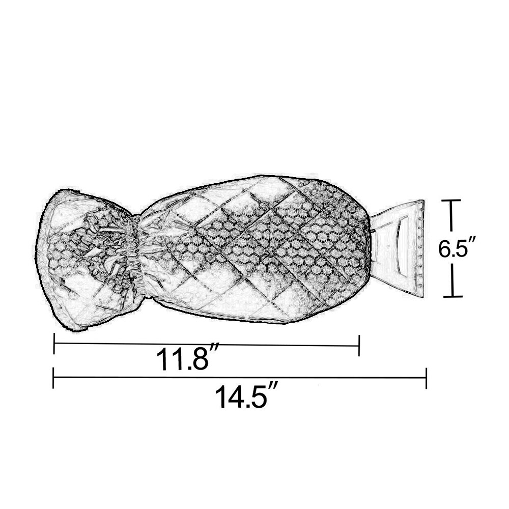 Bil styling isskrapa med varm handske bil vindruta glas spade vinter snö skrapa rengöring biltillbehör