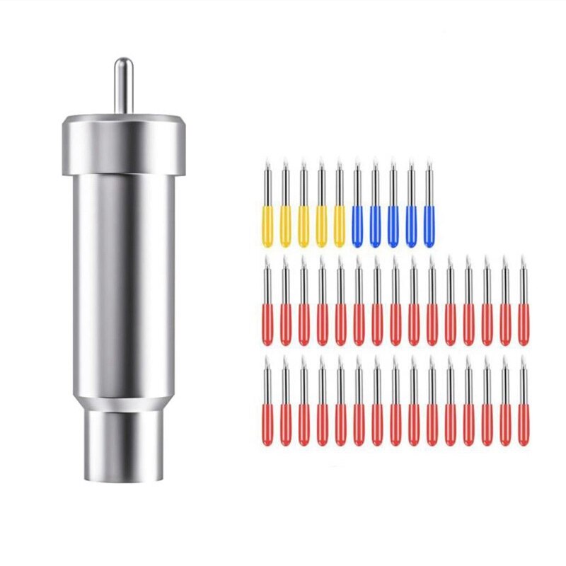 Cricut Explore – Kit de lames de remplacement, avec boîtier de lame, 30/45/60 degrés: Argent