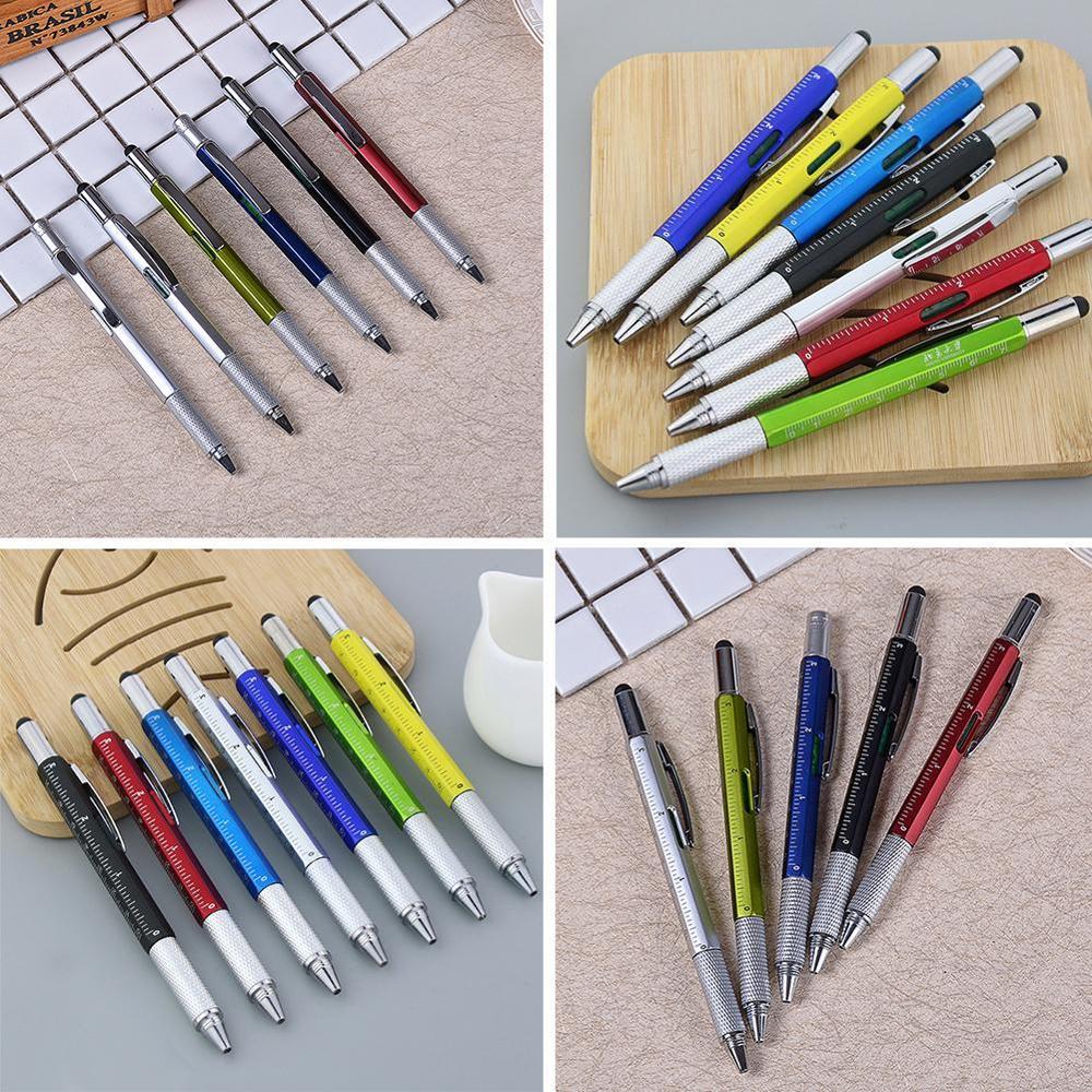 1 Pc Multifunctional Screwdriver Ballpoint Pen Screen Metal School stationery supplie pens office Tool X5A3
