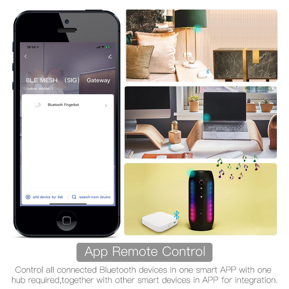 Moes – Hub passerelle Bluetooth Tuya, Smart SIG Mesh, WiFi, application Smart Life, télécommande, fonctionne avec Alexa Google Home