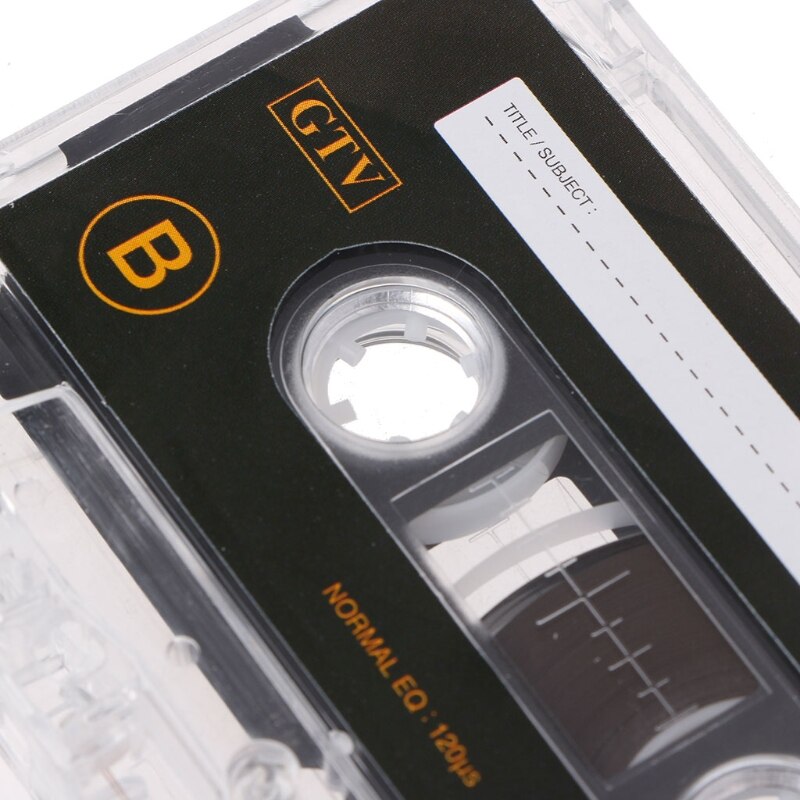 Standard Cassette Blank Tape Empty 60 Minutes Recording For Speech Music Player