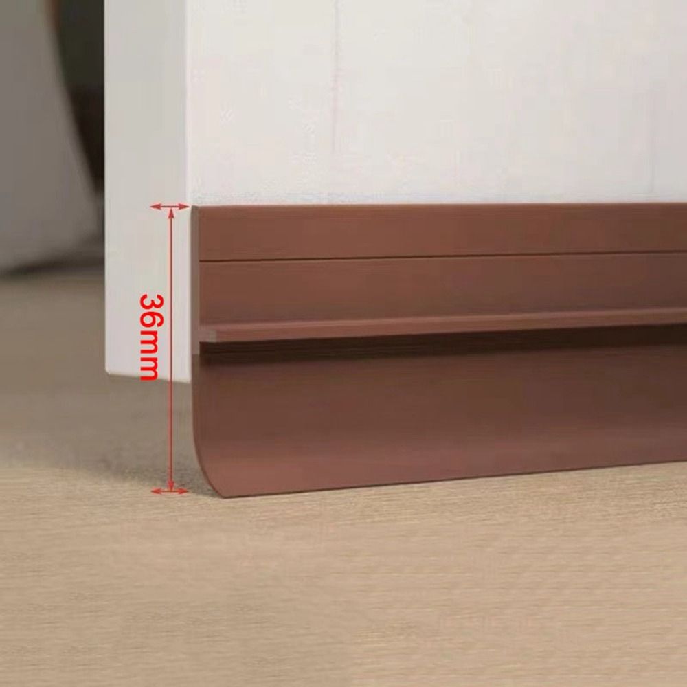 Pvc Deur Bodem Afdichting Strip Zelfklevende Deur Raam Tochtstrip Afdichting Strips Stopper Deur Afdichting Anti-Koude Gap Blokker: Licht Groen