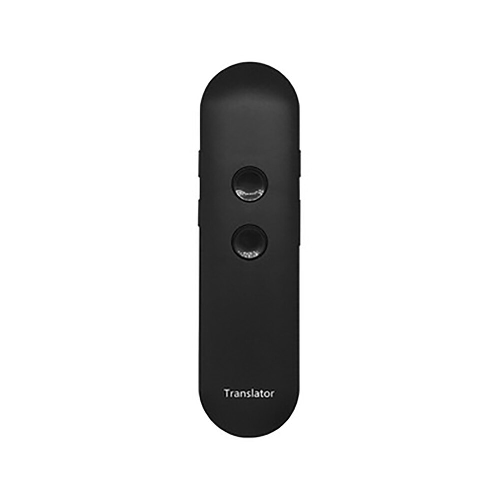 T4 Mini traduttore intelligente Wireless portatile 40 lingue traduttore vocale istantaneo in tempo reale bidirezionale APP Bluetooth multilingue: Black