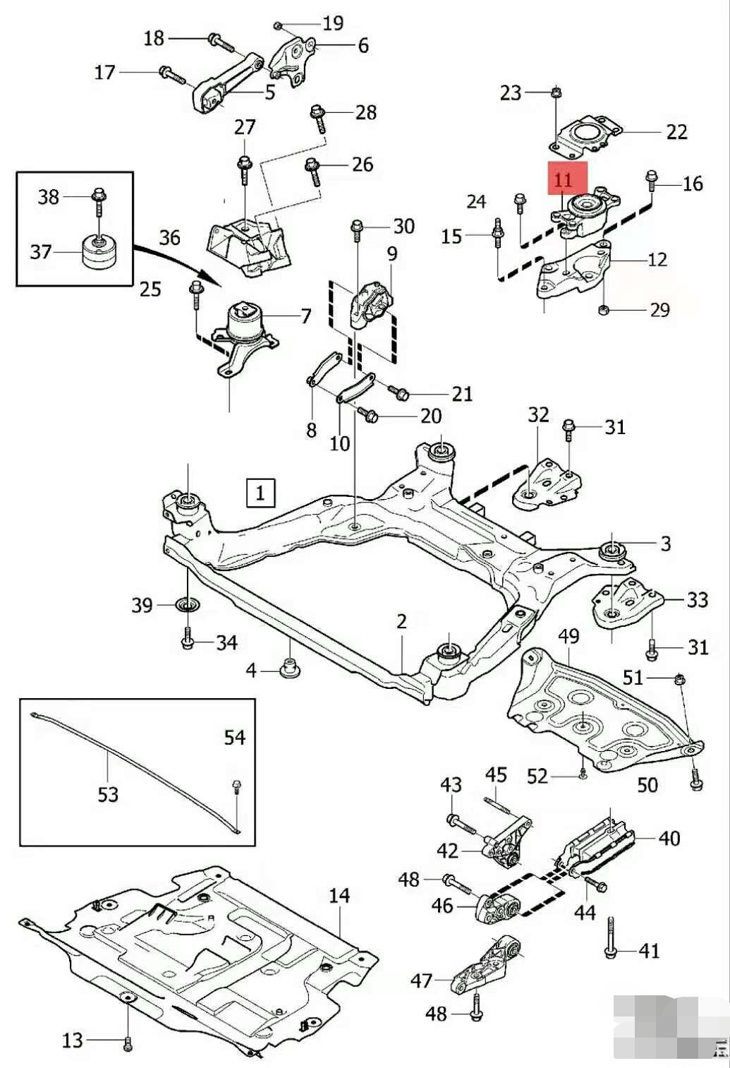 Left Driver Motor Engine Front Mount Engine support For Volvo S80 S60 V70 V60 XC70 31316875 3576101