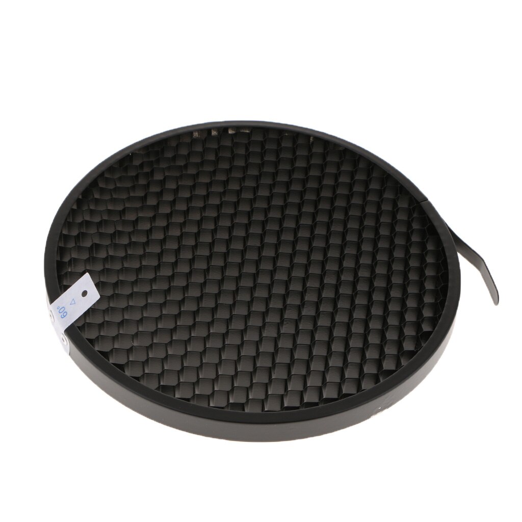 60° Honeycomb Grid Mesh for 7-inch Standard Reflector Diffuser Lamp Shade Speedlite Flash Strobe