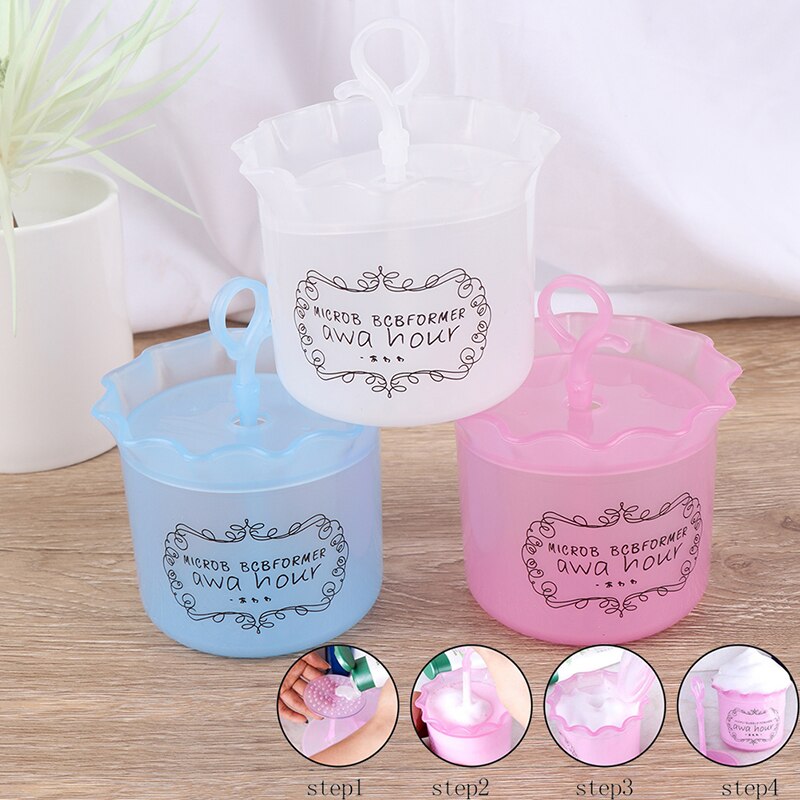 Cleansing Foam Bubble Bag Simple Face Cleanser Shower Bath Shampoo Bubble Foamer Device Cleansing Cream Foaming Clean Tool