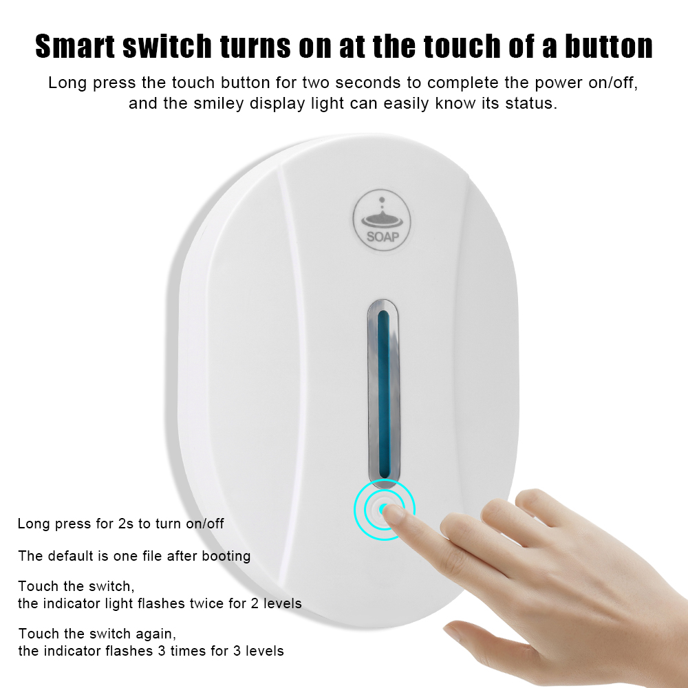 550ml Infrared Sensor Foam Hand Washer Touchless Automatic Liquid Soap Dispenser Hand Sanitizer ABS USB Charging
