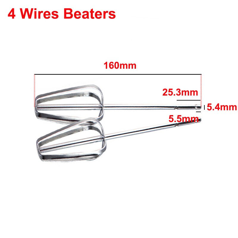 Electric Egg Mixer Parts Set Beaters 4-Wires Egg Beater Suit for Electric Eggbeater Accessories blender mixer Parts