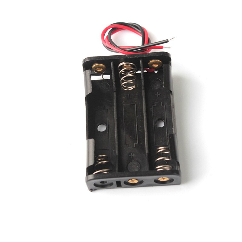 AAA Power Bank Cases 1X 2X 3X 4X AAA Battery Holder Storage Box Case 1 2 3 4 Slot AAA Batteries Container With Wire Lead