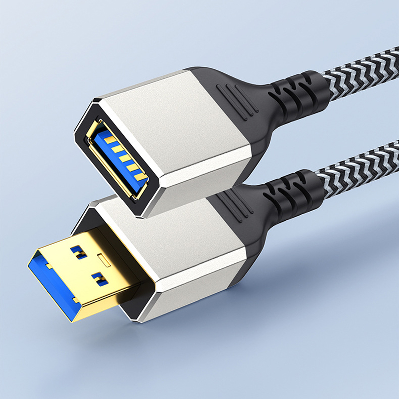 0.5m 1m 1.5m 2m 3m 5m Braid USB 3.0 Extension Cable Male to Female 5Gbps Data Cord USB Extender For Udisk mouse keyboard charger