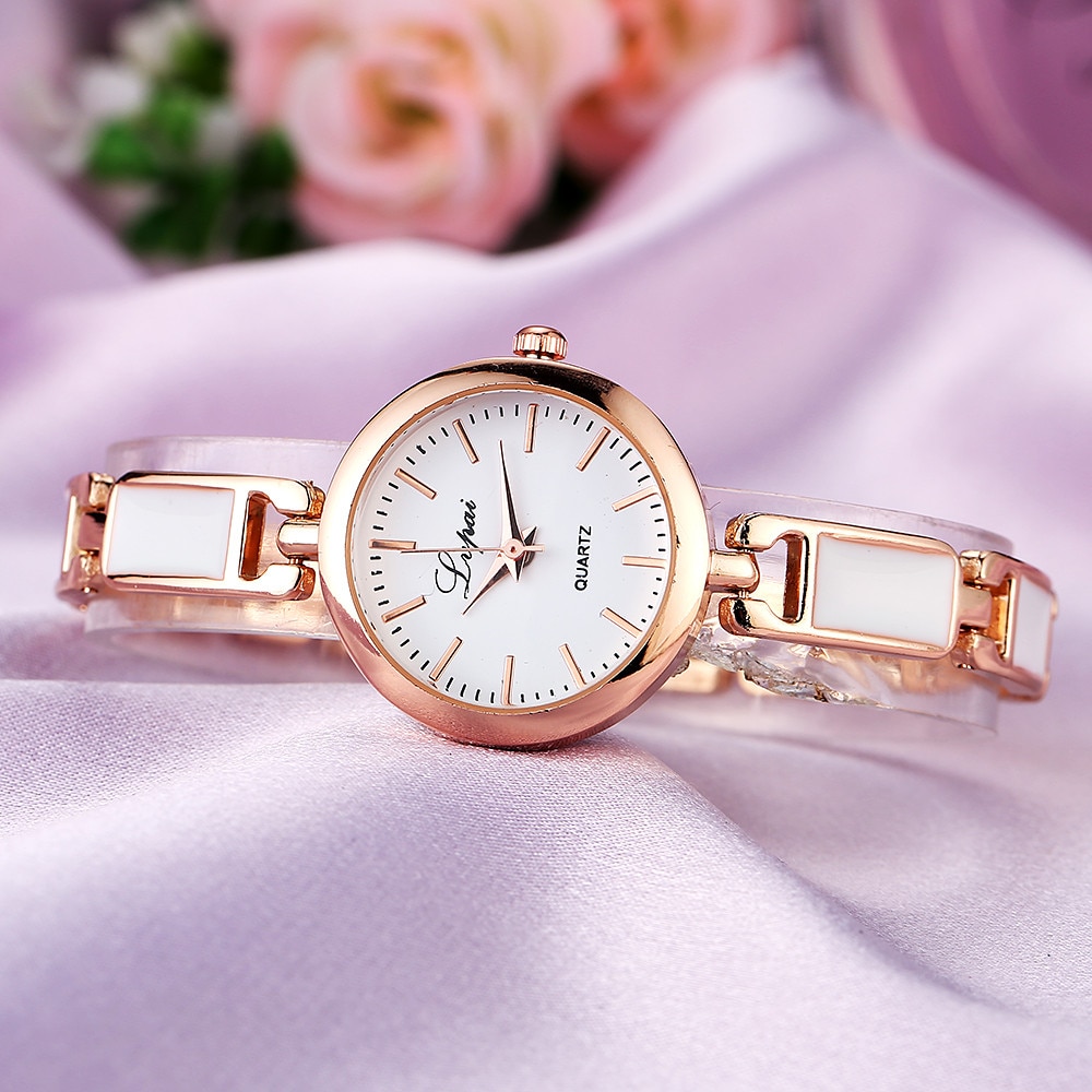 Vrouwen Horloge relogio feminino Klok Mode Dames Horloge zegarek damski Unisex Rvs Rhinestone Quartz Horloge