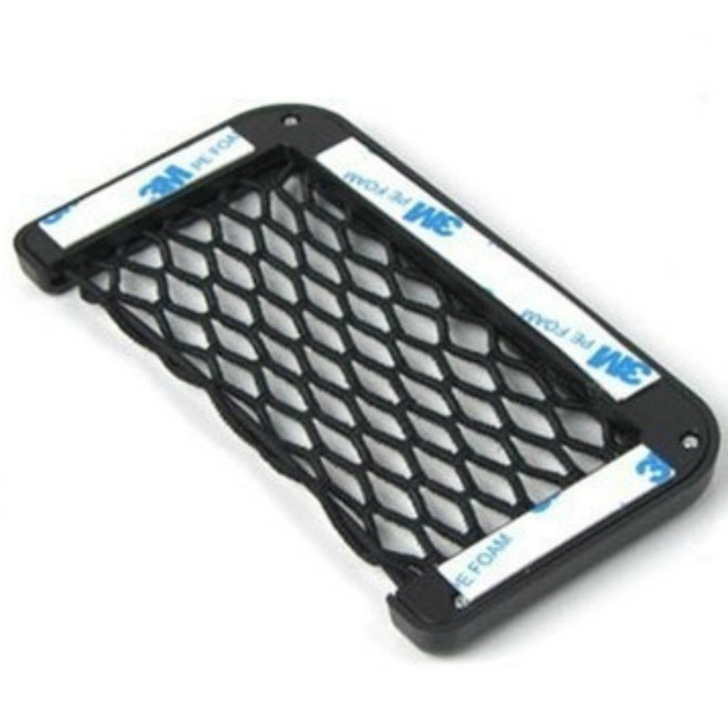 1 stk biloppbevaringspose nettlomme tilbehør til jenter bil hengende ornament dekorasjon kan plassere telefonbyttekortet