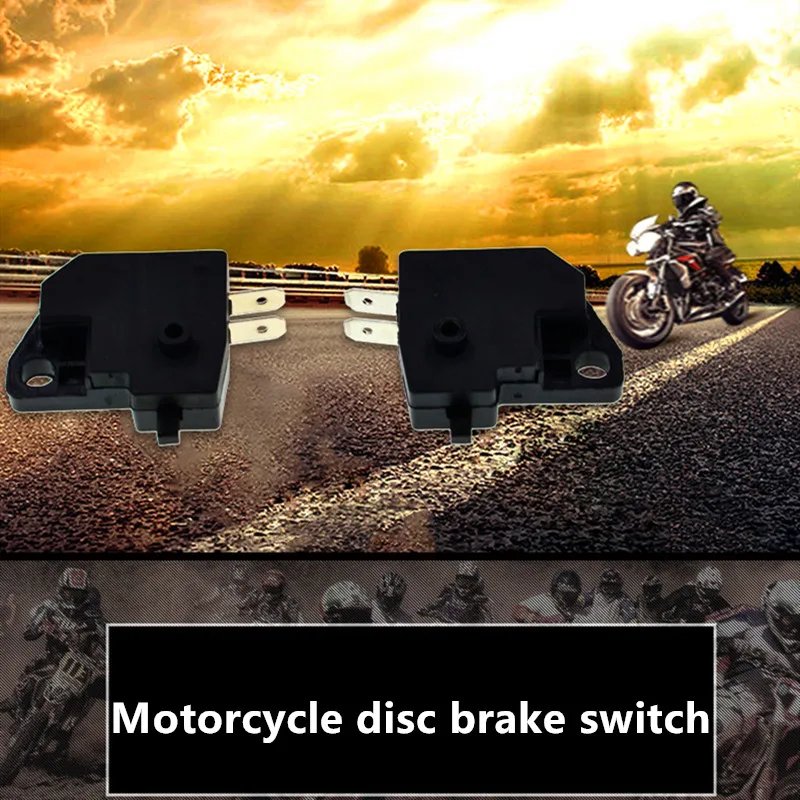 10 Uds. Interruptor Universal para motocicleta, parada de freno delantero derecho/izquierdo como freno de disco de coche eléctrico, accesorios de interruptor de Control de manillar
