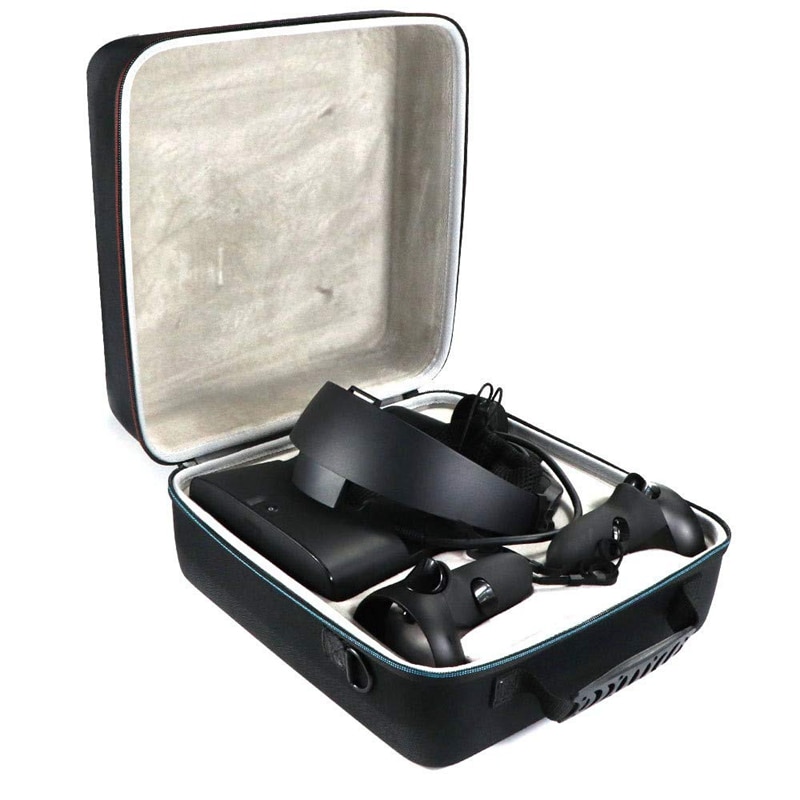 Hard Carrying Case For Oculus Rift S Pc-Powered Vr Gaming Headset Protective Storage Travel Box (Black+Grey)