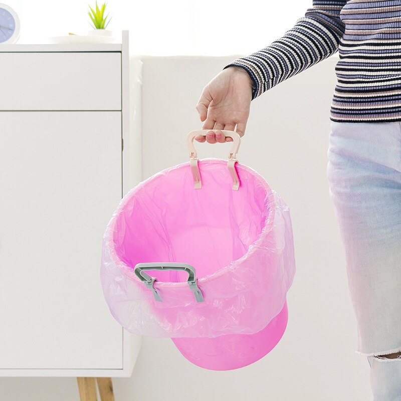 Separador de bolsas de basura de plástico antideslizante para el hogar, clip lateral , separador, artículos para el hogar, 1 ud.