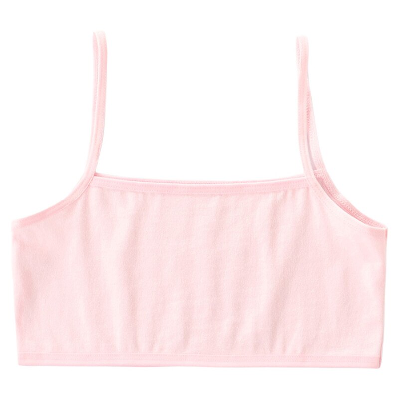 Bobora 4 Stks/set Tiener Meisjes Katoenen Training Bra Naadloze Bralette Beha Ademend Grote Meisjes Sportbeha Stretch Crop Cami
